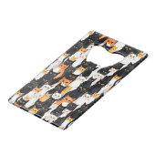 Chats blancs oranges noirs (Devant Angle)