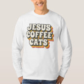 CHATS CAFÉ JÉSUS CHAT T-SHIRTS (Devant)