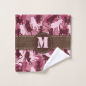 Chats Camouflage rose (Gant de toilette)