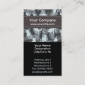 Chats Camouflage urbain Carte de visite vertical (Devant)
