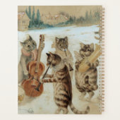 Chats Carol Chant de Louis Wain (Dos)