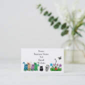 Chats Cartes de visite (Debout devant)