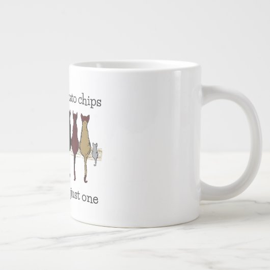 Chats, Chats, Chats et une chatte gigantesque Mug  (Droite)