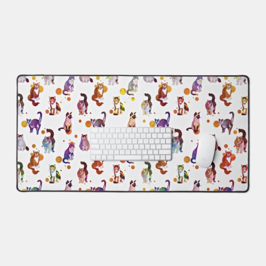 Chats colorés (Clavier et souris)