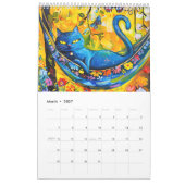 Chats Colorés – Calendrier d'Art Moderne (Mar 2027)