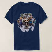 chats combatifs braves classiques TShirt (Design devant)