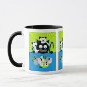 Chats contre Mug café souris (Gauche)