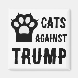 Chats contre Trump Refrigerator Magnet