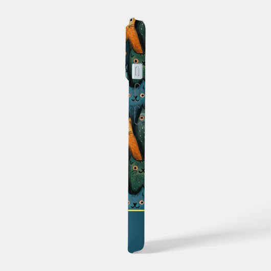 Chats cool aquarelle colorée (Côté gauche)