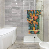 Chats cool Aquarelle couleurServiette