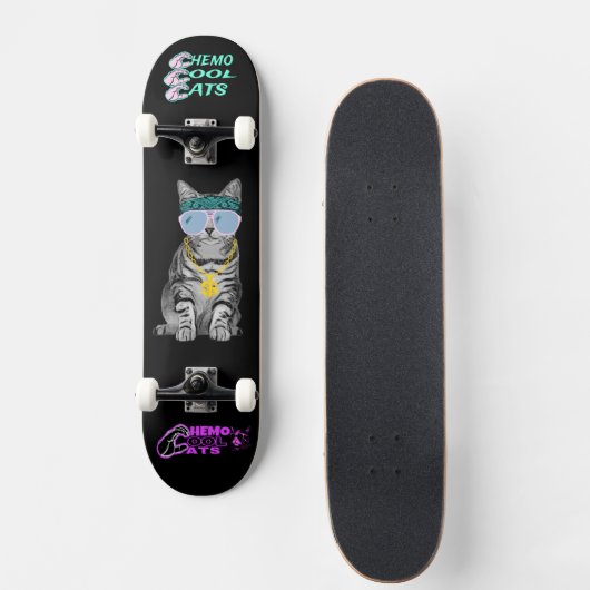 Chats Cool Chemo Skateboard (Devant)