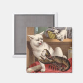 Chats coquins - Homard surprise Magnet (Recto/Verso)