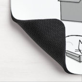 Chats dans des boîtes - tapis de souris drôle de (Coin)