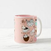 Chats dans des tasses à café (Devant droit)
