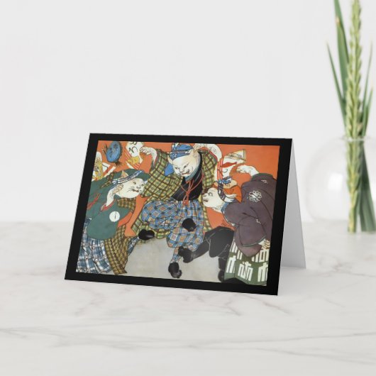 Chats dans la carte de kilts (Devant)