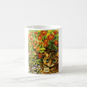 Chats dans la tasse d'art, par Louis Wain
