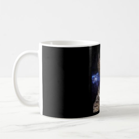 Chats dans la tasse de l'espace (Gauche)