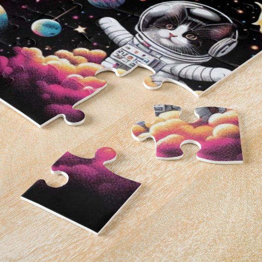 Chats dans le puzzle spatial ! (Côté)