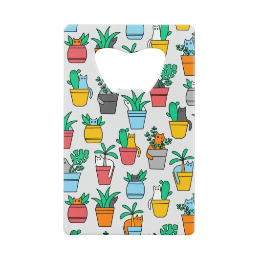 Chats dans les pots à fleurs (Devant)