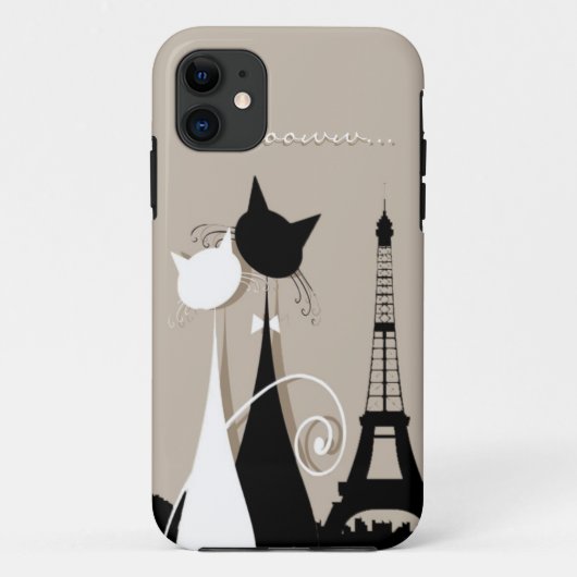 chats dans paris iphone 5 coque (Dos)