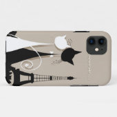 chats dans paris iphone 5 coque (Dos (Horizontal))