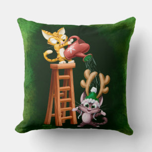 CHATS DE CERFS DE PLUIE par Jeff Willis Oreiller