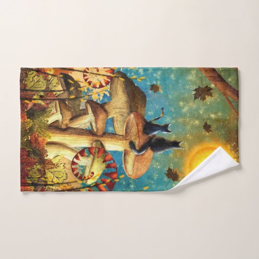 Chats de champignons (Serviette à main)