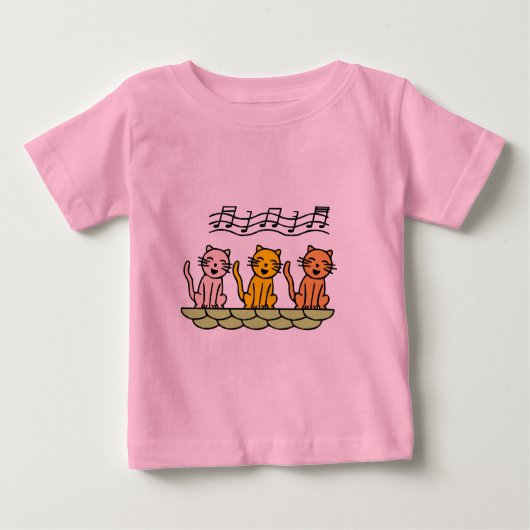 Chats de chant T-shirts et cadeaux (Devant)