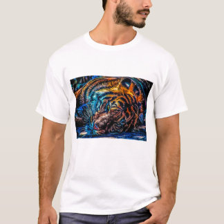 chats de couleurs de haute qualité de T-shirt