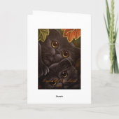 CHATS DE CUISINE NOIRE - CARTE DE RECHANGE (Dos)