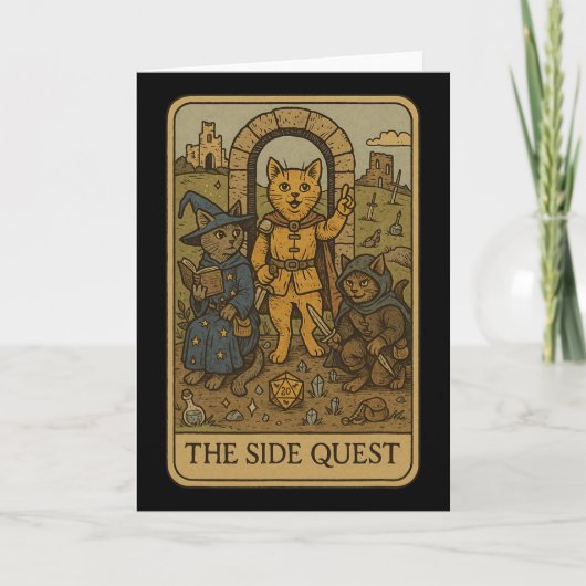Chats de joueurs de Rpg drôle Quest latérale Carte (Devant)