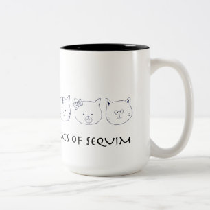 Chats de Sequim Grande Mug