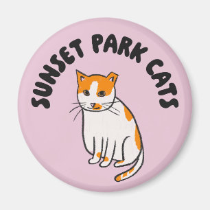 Chats de Sunset Park Aimant Chat de sauvetage