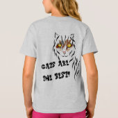 Chats de T-shirt de chat de Kitty aimant des (Dos)