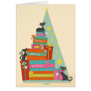 Chats de vacances modernes du milieu du siècle