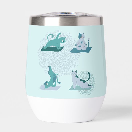 Chats de Yoga Verts (Avant)