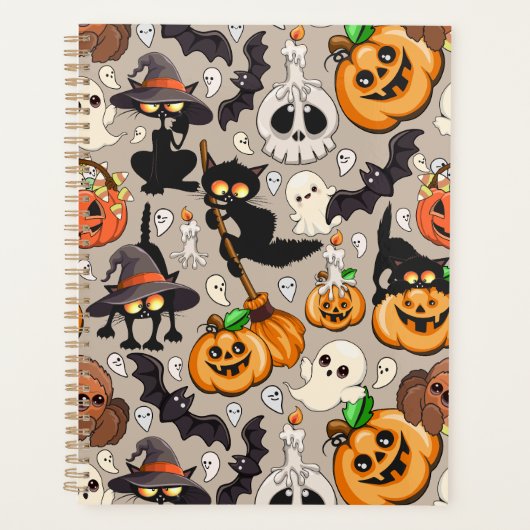 Chats d'Halloween Fête Drôle (Devant)