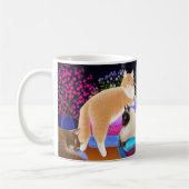 Chats dormant dans la tasse fraîche de (Gauche)