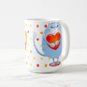 Chats doux en amour, tasse (Devant droit)