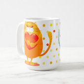 Chats doux en amour, tasse (Devant gauche)