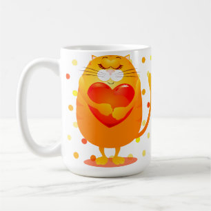Chats doux en amour, tasse