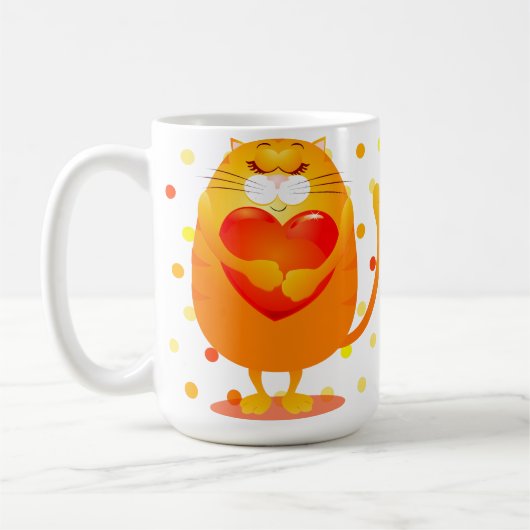 Chats doux en amour, tasse (Gauche)