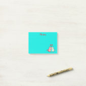 Chats en amour Post-It Notes (Sur un bureau)