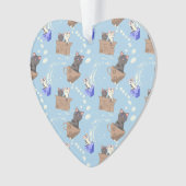 Chats en boîte et gouttes de lait sur bleu (devant)