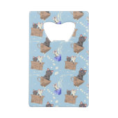 Chats en boîte et gouttes de lait sur bleu (Dos)