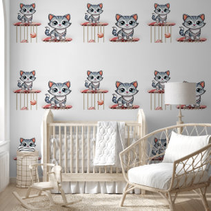 Chats en papier peint