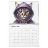 Chats en Sweat - shirt à capuche 2026 Calendrier 1 (Jan 2026)