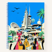 Chats en vacances Visitez le futur Journal (Devant)