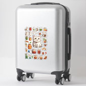 Chats et aliments Mega Sticker Bundle (Sur valise)