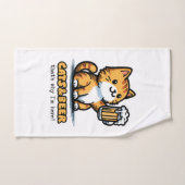 Chats et bière 2 (Serviette à main)